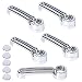 S SIZVER Chrome Door Handle+Tailgate Covers 5pcs for 2006-2018 Jeep Wrangler/08-12 Jeep Liberty/07-12 Dodge Nitro