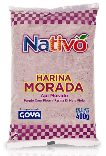 Nativo - Harina Morada - Farina Di Mais Viola - Producto Latino - 400 Gramos