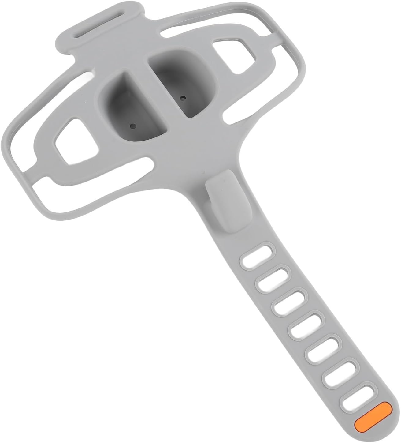 Bewinner Silicone Bike Phone Mount with Adjustable Angle and Secure Hold for Mountain and Road Bicycles - Easy Installation - Universal Compatibility - 1 Unit (Gray)