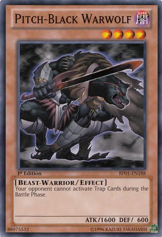 YU-GI-OH! - Pitch-Black Warwolf (BP01-EN188) - Battle Pack: Epic Dawn - 1ª Edición - Común