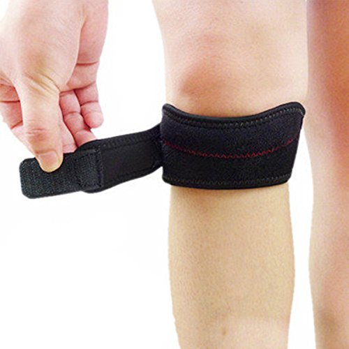 Romote ayuda de la rodilla Deportes ajustables Gimnasio tendón rotuliano Brace venda de la correa El nuevo protector