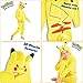 Pokèmon Pikachu Pijama Entero para Niños Niñas De Una Pieza, Cosplay, Pijama...