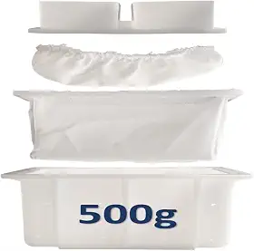 Forma Completa Para Produção de Queijos Coalho Mussarela + Prensador Dessorador e Tela