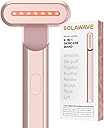 Solawave 4-in-1 Red Light Therapy Wand for Face & Neck | Beauty Device with Galvanic Current, Massager & Warmth | Anti-Aging, Wrinkle Reduction, Skin Tightening, Depuffing & Rejuvenation (Rose Gold)