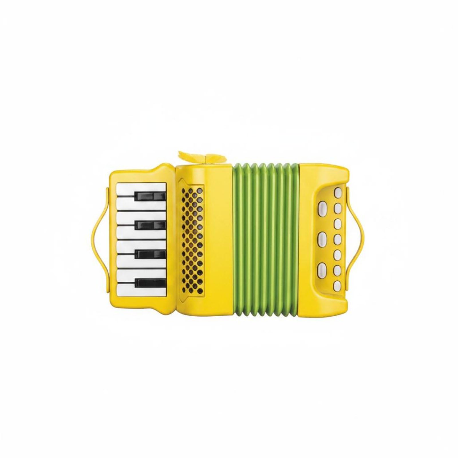 parent-child interactive kids music accordion educational mini accordion toy novelty beginner friendly for toddlers, indoor, xx2028 yellow|toys & hobbies | educational | music & art