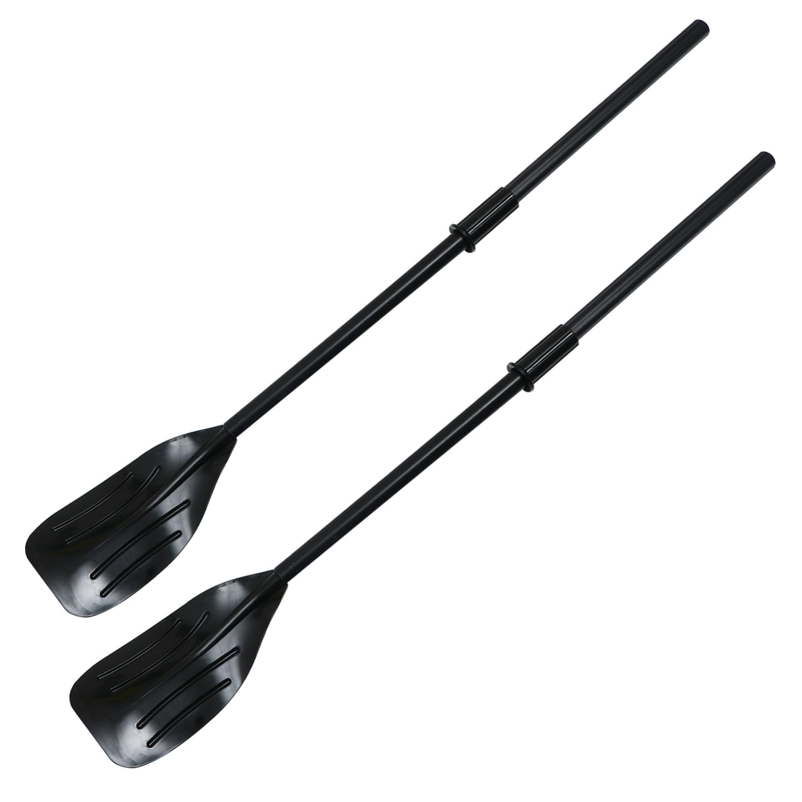 UPKOCH Abnehmbares PVC Kajakpaddel 2 Stück für Boot und Kajak Schwarz