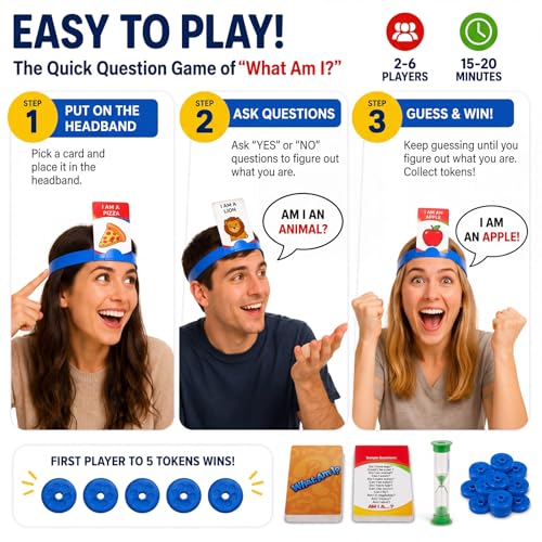 Sumind Headband Game Fun Heads Up Guessing Game miniatura 4