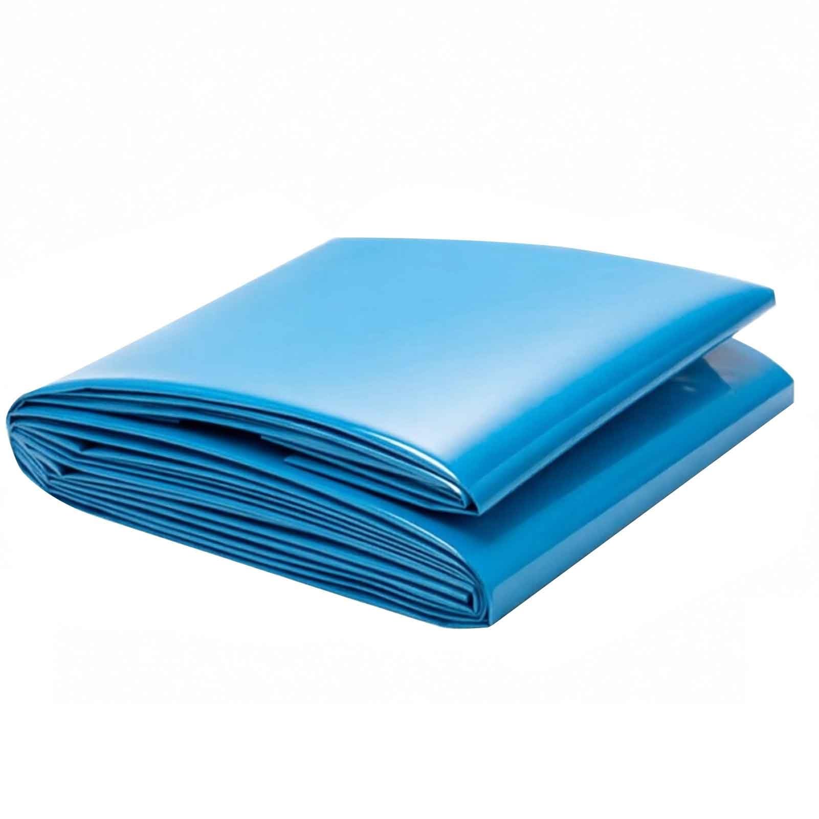 DMCHENGMA HDPE Water Feature Liner 6 Mil Thick - Waterproof & Easy to Install Blue Flexible Pool Film for Fountains, Ponds & Waterfalls(4x6m(13.1x19.7ft))