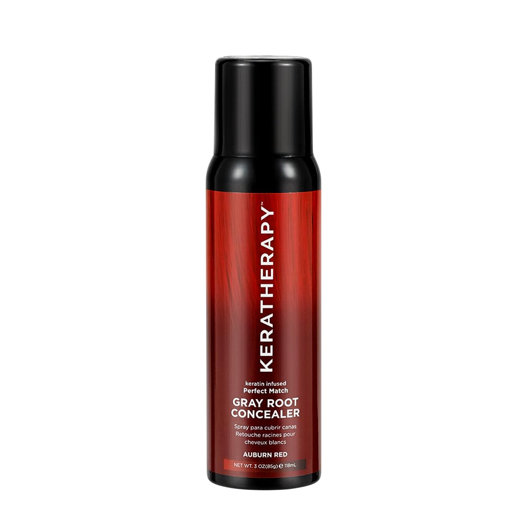KERATHERAPY Keratin Infused Szary Korektor korzeniowy 118ml - Auburn Red