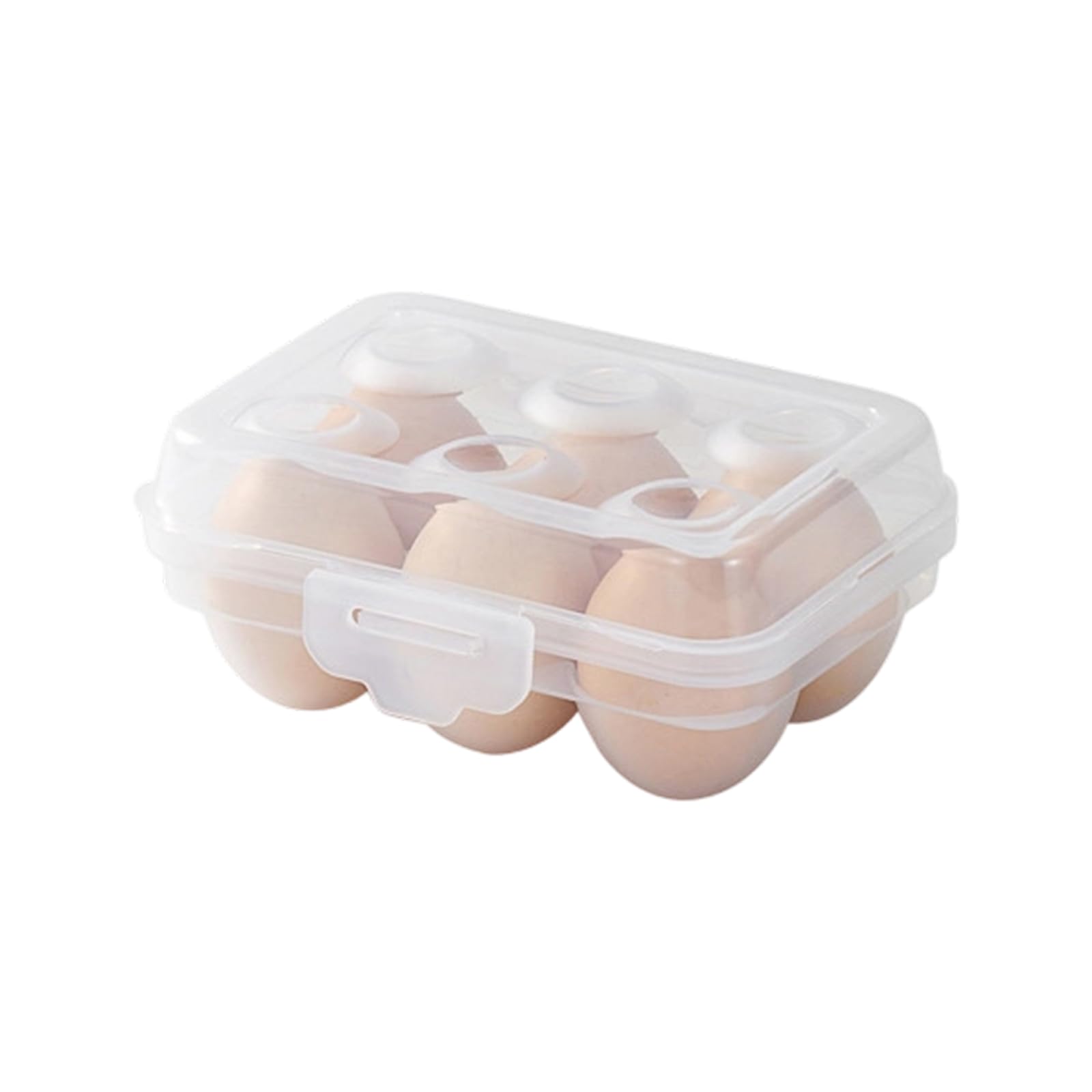 Transparent Egg Cup for Kitchen Storage Containers Plastic Storage Organizer with Plastic Container for Kitchen Tray Easy Clean Design