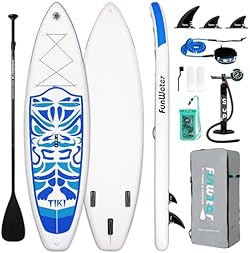 FunWater Inflatable Ultra-Light Stand Up Paddle Board for All Skill Levels with Premium SUP Paddleboard Access