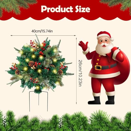 Maceta festiva con acentos brillantes que soluciona la decoración de tu entrada exterior 3