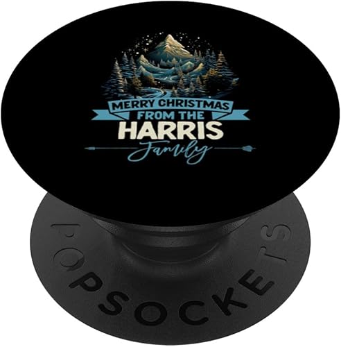 Harris Family Christmas Party Costume Group Matching Xmas PopSockets Standard PopGrip