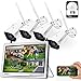 SANSCO CCTV Security Camera System with 8-Channel 1080N Smart DVR, 4 Dome Cameras (All HD 720p 1MP), No Hard Drive - All-in-One Wired Surveillance Kit
