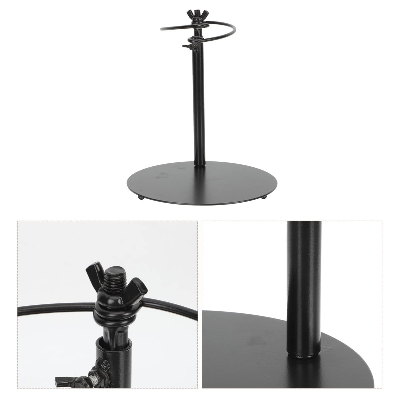Hemobllo Soporte Metálico para Ramos Ajustable Pequeño, Expositor Desmontable para Arreglos, Elevador de Ramo Estable Adecuado para Floristería y Escritorio, Uso Artesanal y Profesional
