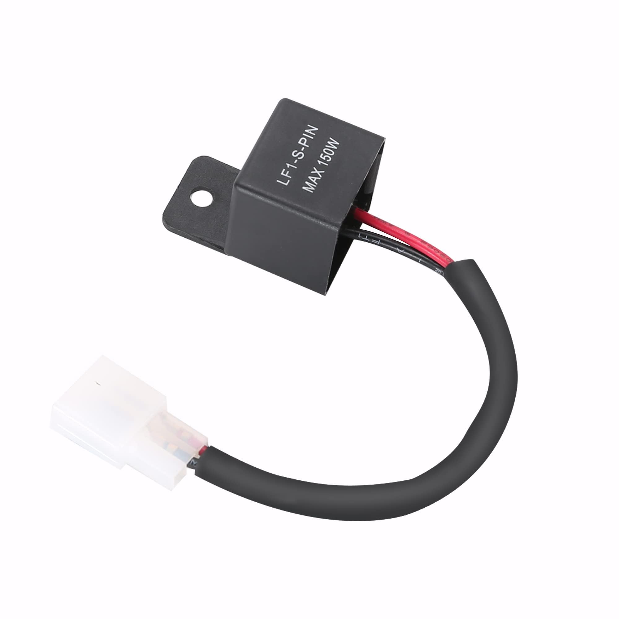 Amazon.co.jp: GLOFE (1個 2ピン 12V電子式LEDフラッシャーリレー LF1