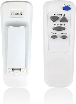 AC Remote Control for LG LT1033HNR LW1424RD LW1015ER LT1234CNR LW1017ERSM1 LW1515ER LW1217ERSM LW2515ER LW5023 LW7014HR LW1816ER LW8015HR Air Conditioner A/C Replacement