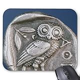 tetradrachme alexander iii  Mouse-Pad 24*20cm  Qualit?ts-Mauspad aus strapazierf?higem Kunststoff mit rutschfester Unterseite aus Zellkautschuk - passend f¨¹r alle g?ngigen Mouse-athenische Tetradrachme