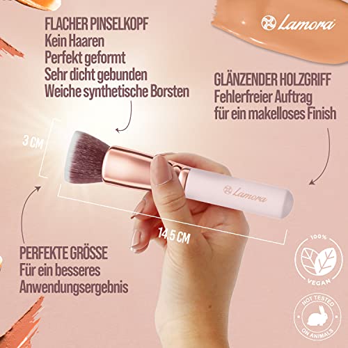 Foundation Pinsel Lamora Make-Up Pinsel Kabuki Schminkpinsel