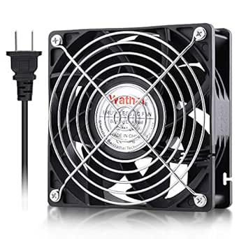 Wathai EC Industrial Case Fan 120mm x 38mm Ball Bearing 116 CFM AC 110V 115V 120V 220V 240V Brushless Cooling Fan 120x120x38mm