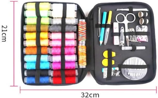 MVNOIRE Polyester Home Large-Capacity Sewing Kit with Needle Storage Box Multi-Functional Supplies Tools