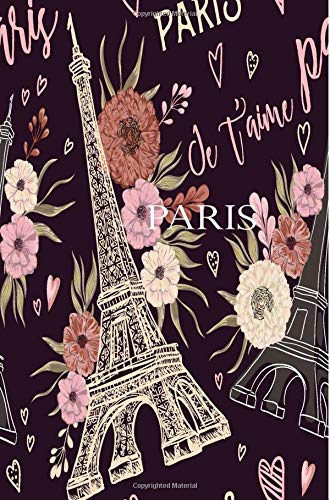 Paris Notebook: Paris themed notebook unlined notebook,4 x 6 Notebook ,A6 blank notebook journal, Dairy, 120 pages,Paris planner V.19