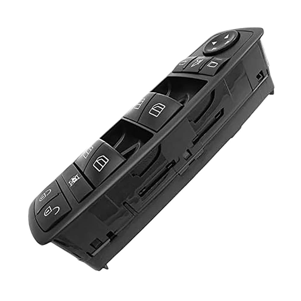 DAVBIR Interruttore Finestra Pulsantiera 2 Accessori per Auto: 1 Interruttore per Finestrino Principale Elettrico E 1 Tappo per Copertura Occhiello per Gancio Traino per Paraurti Anteriore