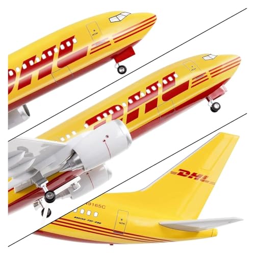 Avión modelo grande B737 metálico de 47 cm que soluciona vitrinas sin espacio 4