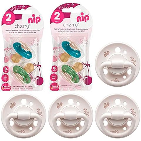 NIP Cherry - Chupete de látex natural (8 unidades) Cover