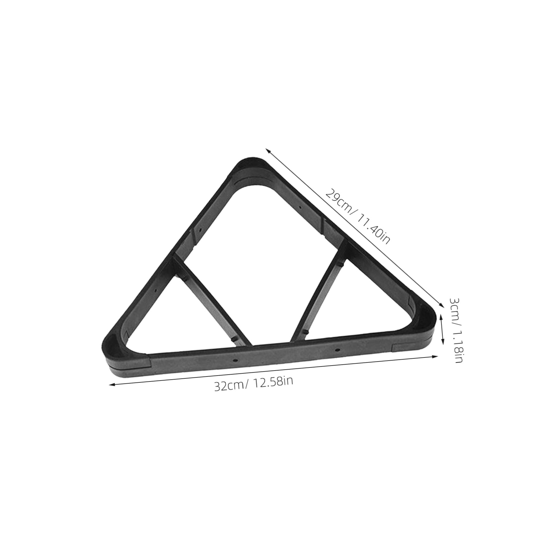 BCOATH Pool Rack Billiard Balls Holder for Table Pool Balls Rack Triangle Billiard Holder
