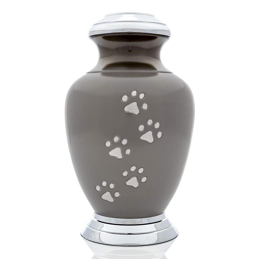 Best Friend Services Arcadia Paws Series Pet Urn: Medium Slate