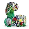 Sanabul-Sticker-Bomb-Kids-Boxing-Kickboxing-Training-Gloves Sanabul Sticker Bomb Kids Boxing Gloves | Youth Boxing Gloves with Fun Design, Optimal Support, and Easy-Clean Features (8 OZ, Dino Jungle)
