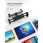 Lamicall Car Tablet Headrest Holder - Car Back Seat Headrest Tablet Mount Stand for Kids, Road Trip Essentials, Compatible with 2024 iPad Pro 11/13", Air Mini, Galaxy Tab, 4.7-13" Devices, Black - Image 5