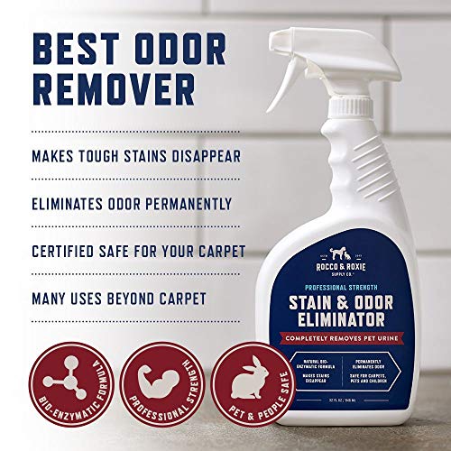 Rocco & Roxie Supply Co. 1-GALLON Stain & Odor Eliminator For Strong Odor - Enzyme Pet Odor Eliminator For Home - Carpet Stain Remover For Cats & Dog Pee - Enzymatic Cat Urine Destroyer - Carpet Cleaner Spray thumb #2