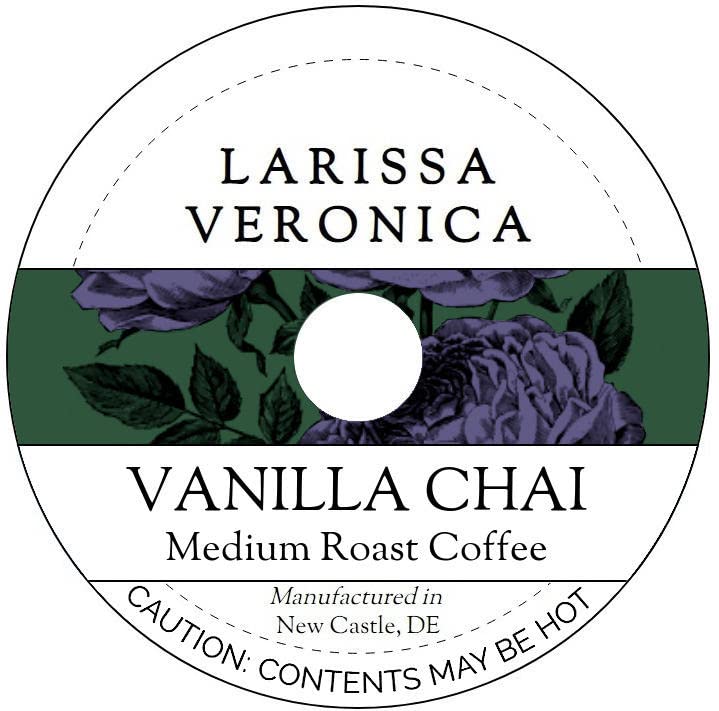 Vanilla Chai Medium Roast Coffee (Single Serve K-Cup Pods) (Gourmet, Naturally Flavored, Whole Coffee Beans) (12 pods, ZIN: 578408) image 2