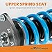 maXpeedingrods Coilover for Honda CR-V 2002-2006, 24 Levels Damper Adjustable Coil-overs Suspension Kit Strut, Height Adjustable T6 Upgraded Lowering Kits Blue