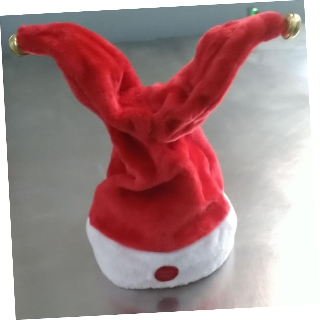 2stücke Elektrische Weihnachtsmütze Mit Musik Und Festliche Dekoration Für Weihnachtsfeiern Und Partys Batterie Leuchtendem Rot Und Zufallsform Für Zusätzlichen Spaß