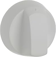 Vista 3 de Paquete de 4 perillas genéricas color blanco. Perilla de control del horno con 12 adaptadores.