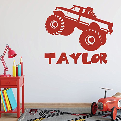 Vinilo Decorativo Monster Truck Personalizado para Pared miniatura 5