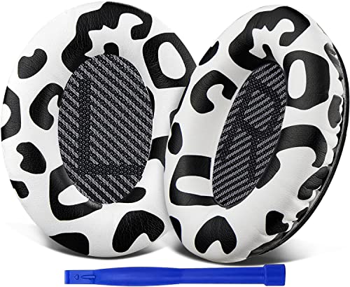 SoloWIT Replacement Earpads Cushions for Bose QuietComfort 35 (QC35) & Quiet Comfort 35 II (QC35 ii) Headphones