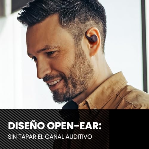Miniatura 3 de SPC Boost Pro - Auriculares inalámbricos Bluetooth Open-Ear con ENC Cancelación Ruido | 30h de batería | Google Fast Pair | Doble conexión | IPX4 | Control táctil y Asistente de Voz – Negro