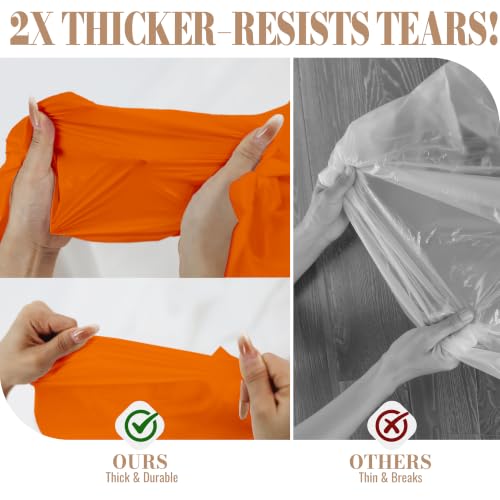 Image of Plastic Table Cloth Disposable, 54In X 300F Table Cover Roll Waterproof