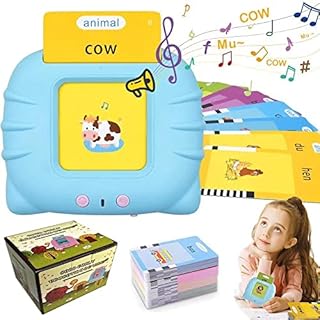 KEEPWISH® Talking Flash Cards Educational Toys for Toddlers 3-8 Years updated version to 384 Words Reading Toy for Kids Christmas Birthday Gift