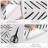 Arthome Black White Peel and Stick Wallpaper,44x300cm Modern Geometric Contact Paper Self-Adhesive Waterproof Herringbone Wallpaper Decorative Vinyl Wall Paper for Bathroom,Living Room,Drawers #5
