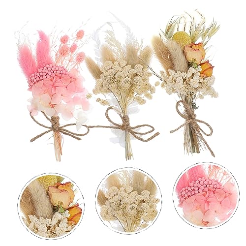6 Mini Ramos de Flores Secas para Decoración Rustica miniatura 3