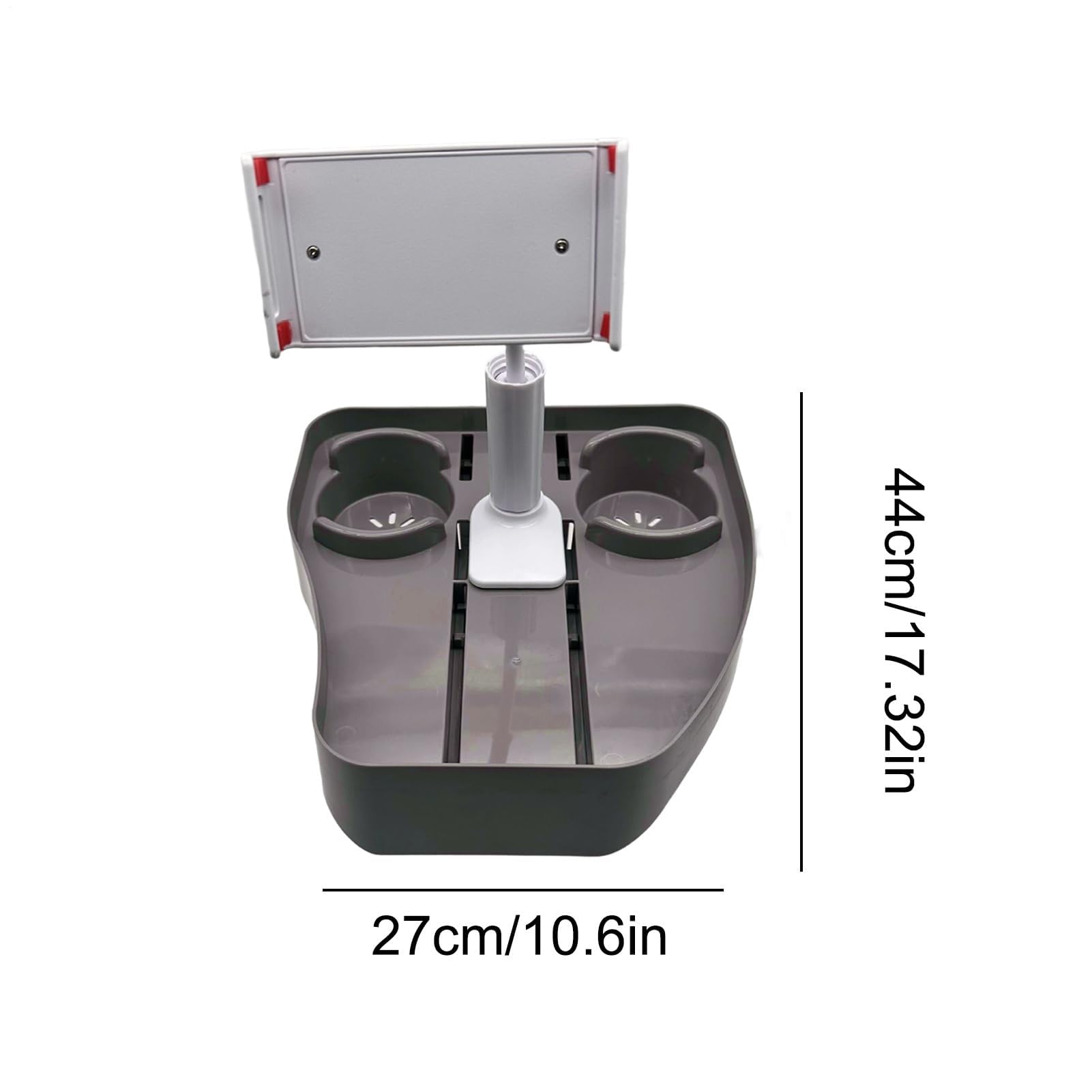 Bandeja de teléfono impermeable para piscina, bandeja de baño, antideslizante, soporte de spa, base estable para playa, balcón, baño, ideal para relajación y comodidad