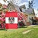 GZEKWLP Austrian Coat of Arms Eagle Flag 12 x 18 Inch Garden Flags Double Sided Seasonal Holiday Banner for Outdoor Yard Porch Farmhouse Home Decoration