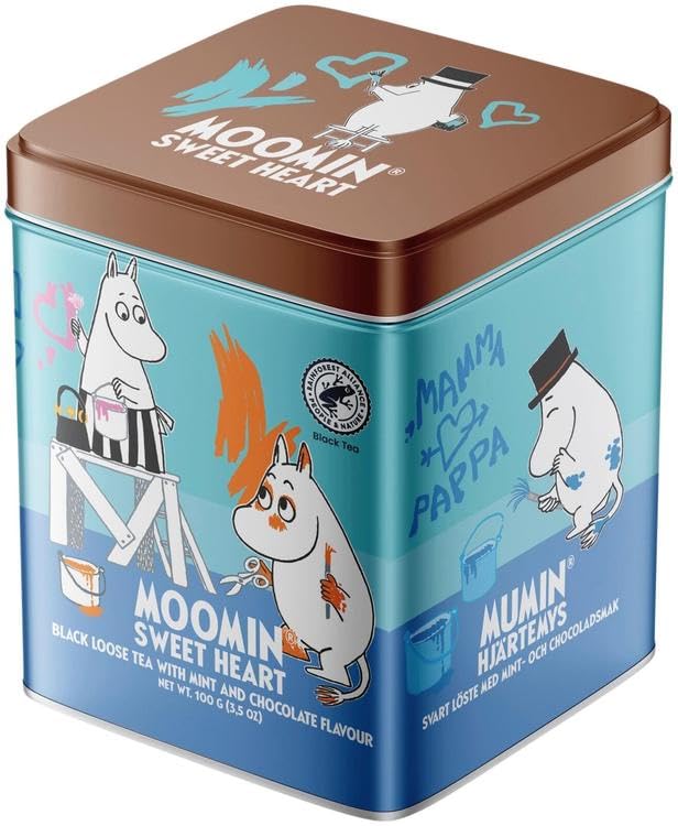 Nordqvist Moomin Sweetheart RFA Black Tea 1 Box of 100g 3.5oz SÖPÖSÖPÖ pack (SOPOSOPO)