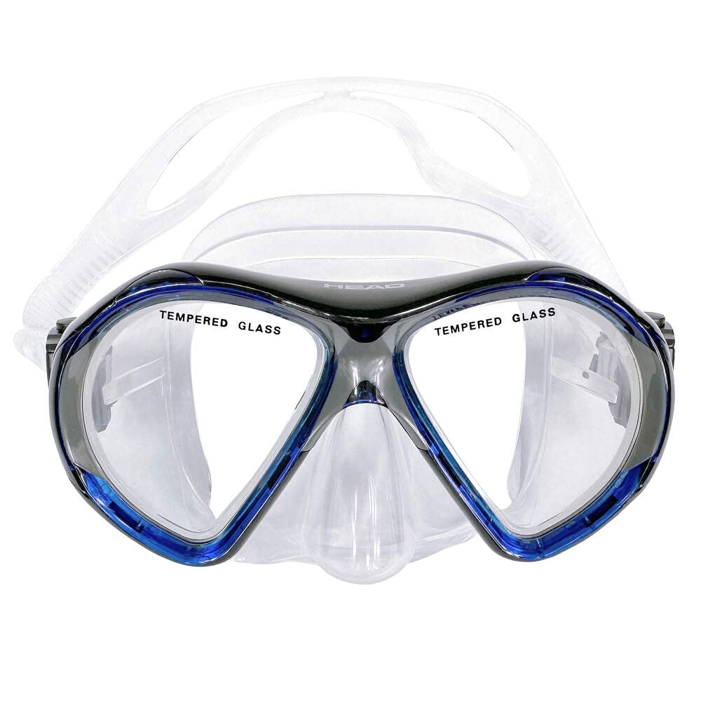 MARES Unisex Adult X-Ray Comfortable Scuba Diving Two Window Mask with Silicone Face Piece & Adjustable Strap