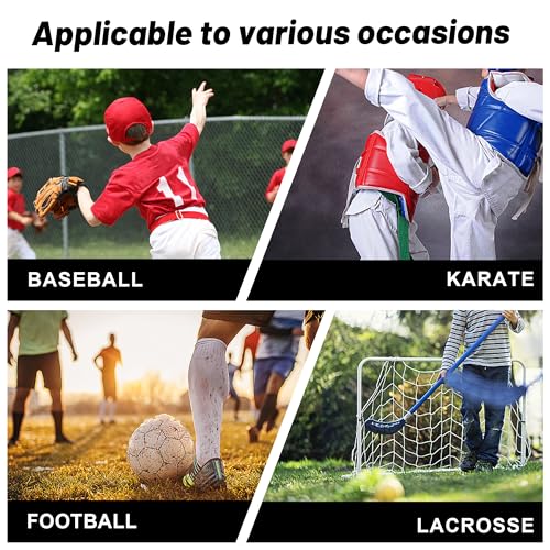 KOOPOW Youth Boys Padded Sliding Shorts Slider Pads with Soft Protective Athletic Cup for Baseball, Football, Lacrosse (Medium, White)